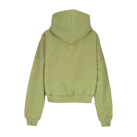 PHOBIA Felpa Leggera Cappuccio Corta Donna Lightning Crop Hoodie Green/grey da donna