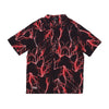 PHOBIA Camicia Manica Corta Uomo All Over Lightning Shirt Black/red da uomo