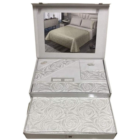 Coordinato Letto Matrimoniale in raso di cotone Raquel