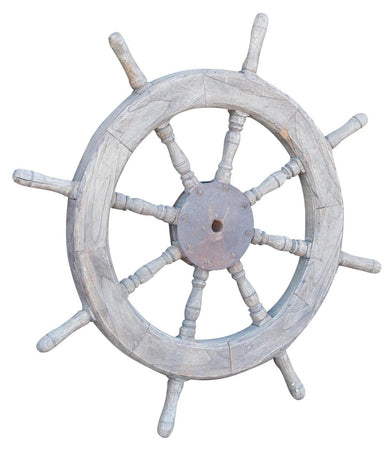 Biscottini Antico Timone Originale Recupero Nautico Arredo Vintage Biscottini Design