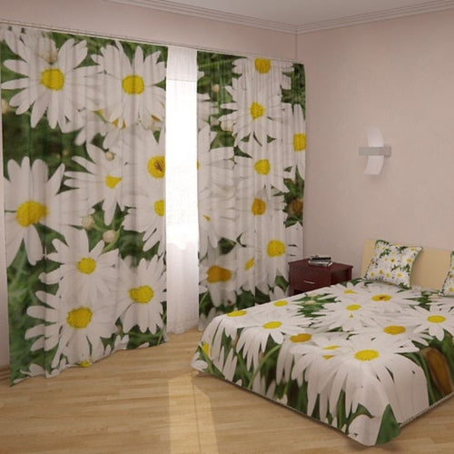 Tenda digitale e copriletto coordinato Margherita