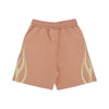 VISION OF SUPER Pantalone Corto Tuta Uomo Flames Shorts Terracotta/off White da uomo