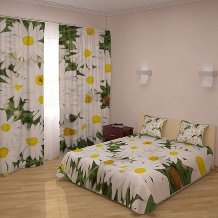 Tenda digitale e copriletto coordinato Margherita