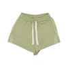 VISION OF SUPER Pantalone Corto Tuta Donna Flames Shorts Green/off White da donna
