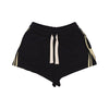 VISION OF SUPER Pantalone Corto Tuta Donna Flames Shorts Black/off White da donna