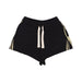 VISION OF SUPER Pantalone Corto Tuta Donna Flames Shorts Black/off White da donna