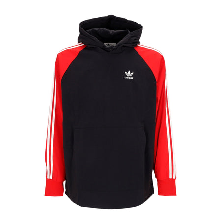 Adidas Giacca a Vento Infilabile Uomo Hooded Windbreaker Black/better Scarlet da uomo