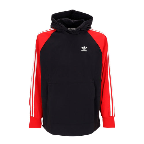 Adidas Giacca a Vento Infilabile Uomo Hooded Windbreaker Black/better Scarlet da uomo