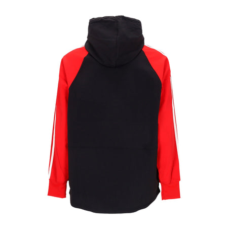 Adidas Giacca a Vento Infilabile Uomo Hooded Windbreaker Black/better Scarlet da uomo