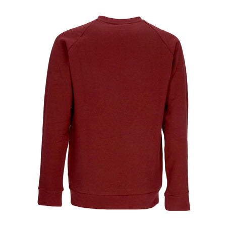 Adidas Felpa Leggera Girocollo Uomo Trefoil Crewneck Shadow Red da uomo
