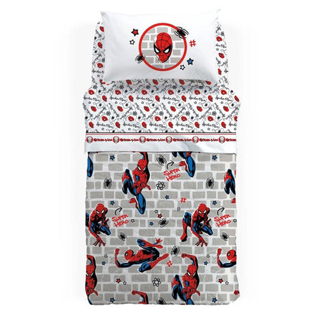 Trapuntino singolo Spiderman wall Caleffi
