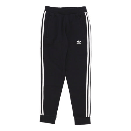 Adidas Pantalone Tuta Felpato Uomo 3-stripes Pant Black da uomo