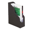 Portariviste Magazine Rack Jumbo 25X32Cm Dorso 10Cm Nero Rexel