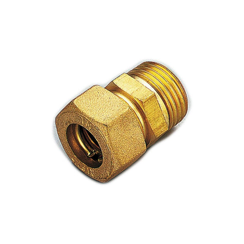 Raccordo 1/2''x16mm maschio a compressione con tenuta o-ring