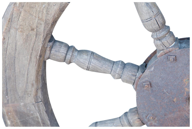 Biscottini Antico Timone Originale Recupero Nautico Arredo Vintage Biscottini Design