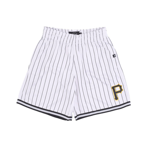 47 BRAND Pantaloncino Tipo Basket Uomo Mlb Pinstriped Grafton Shorts Pitpir White Wash da uomo