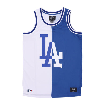 47 BRAND Canotta Tipo Basket Uomo Mlb Split Grafton Jersey Losdod White Wash da uomo