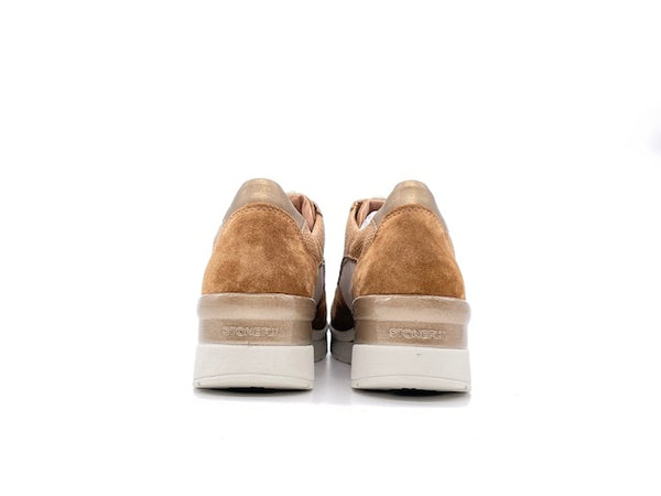 Stonefly Sneakers donna CREAM 40 Tan Brown