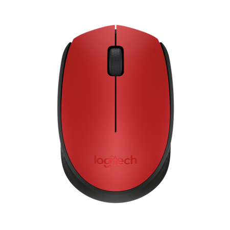 MOUSE LOGITECH M171 - WIRELESS RED 910-004641