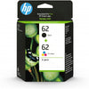 HP 62 2-PACK (N9J71AE) - BLACK + TRI-COLOR - CARTUCCIA ORIGINALE