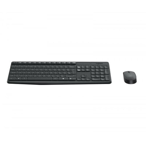 Logitech MK235 tastiera Mouse incluso USB QWERTY US International Grigio