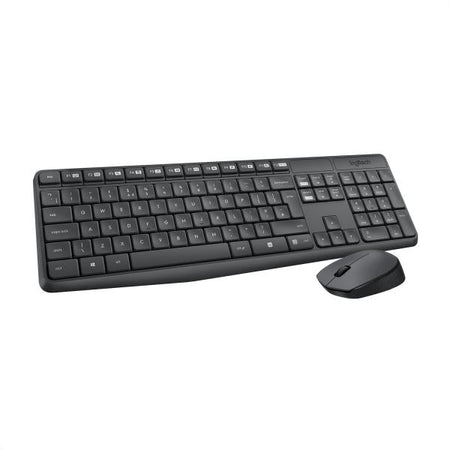 Logitech Kit Tastiera+mouse Wireless Usb Nero Mk235 920-007913