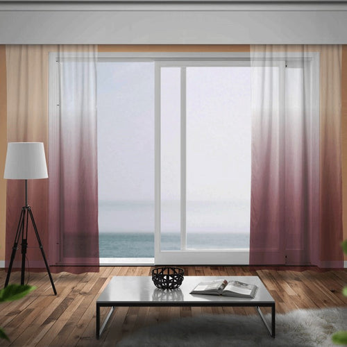 Tende moderne tinta unita Bordeaux