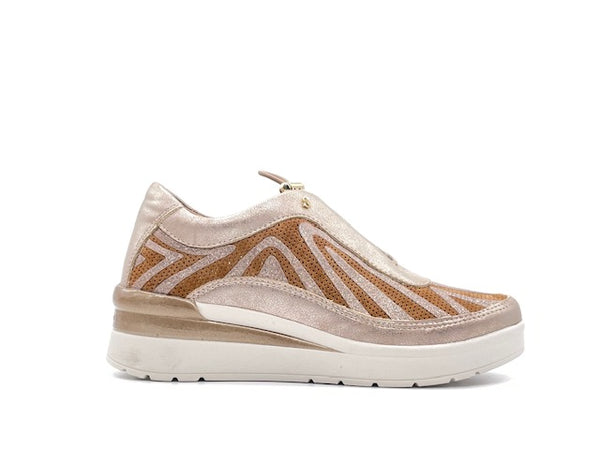 STONEFLY Sneaker donna CREAM 38 Laminated Tan Brown