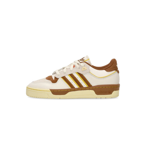 Adidas Scarpa Bassa Uomo Rivalry Low 86 Chalk White/wild Brown/hazy Yellow da uomo