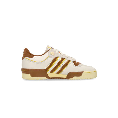 Adidas Scarpa Bassa Uomo Rivalry Low 86 Chalk White/wild Brown/hazy Yellow da uomo