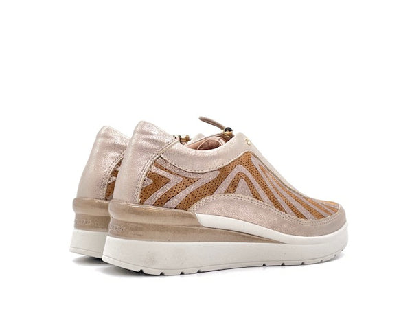 STONEFLY Sneaker donna CREAM 38 Laminated Tan Brown