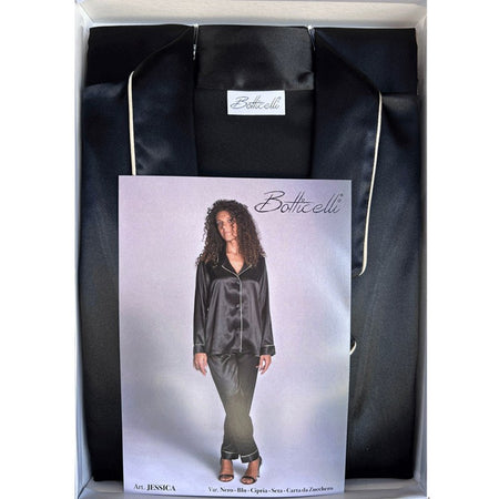 Pigiama donna aperto davanti manica lunga Botticelli Home Jessica