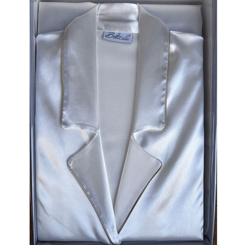 Pigiama donna aperto davanti manica lunga Botticelli Home Jessica