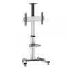 Supporto a Pavimento con una Mensola Trolley TV LCD/LED/Plasma 37-70''