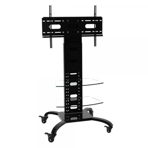 Supporto a Pavimento con 2 Mensole Trolley TV LCD/LED/Plasma 32-70''