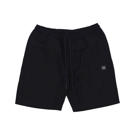 DOLLY NOIRE Pantalone Corto Uomo Cotton Ripstop Jogger Shorts Black da uomo