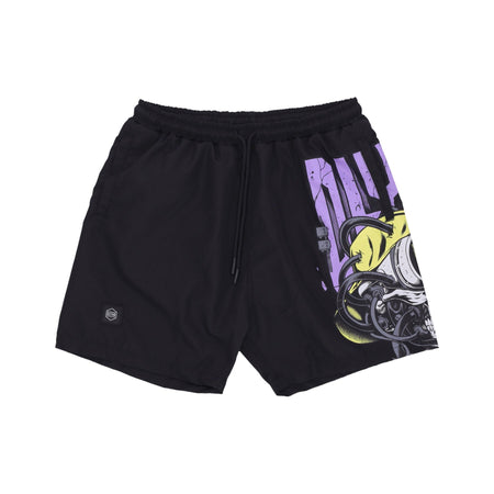 DOLLY NOIRE Costume Pantaloncino Uomo Party Hard Skull Swimshorts Black da uomo
