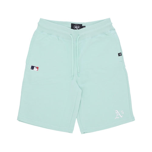 47 BRAND Pantalone Corto Tuta Uomo Mlb Lc Emb Helix Base Runner Shorts Oakath Mint da uomo