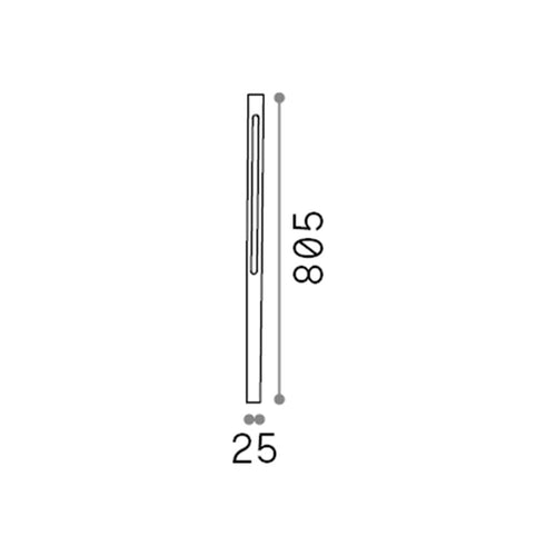 Piantana Moderna Jedi Metallo Antracite Led 12W 3000K Luce Calda