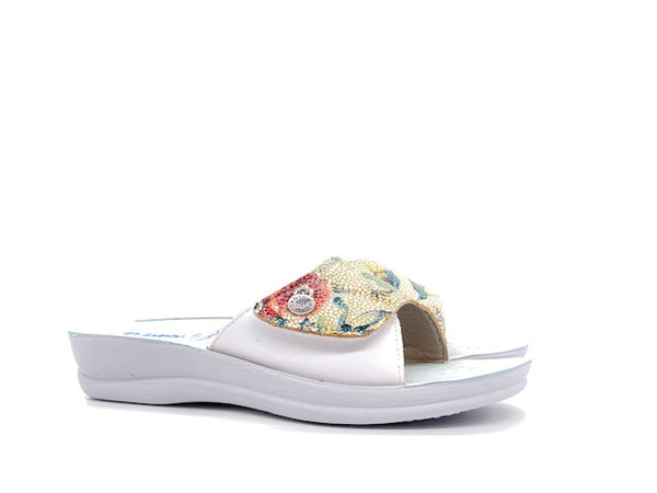 INBLU Ciabatta Donna Con Strappo Sabbia