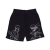 DOLLY NOIRE Pantalone Corto Tuta Uomo Naruto & Sasuke Sweatshorts Black da uomo