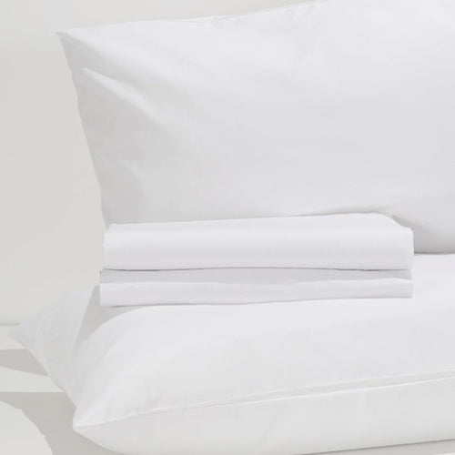 Lenzuola matrimoniali tinta unita in cotone Botticelli Home NK