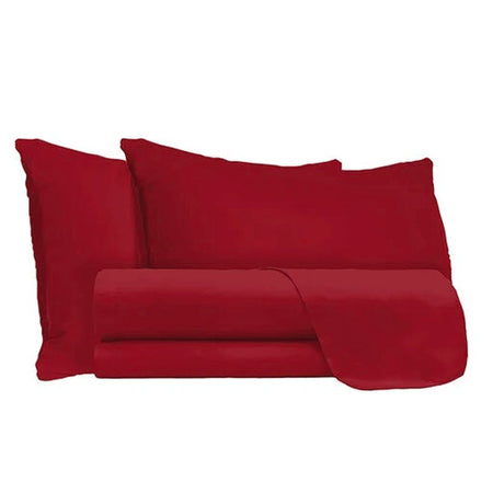 Lenzuola una piazza e mezza tinta unita in cotone Botticelli Home NK