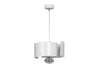 Sospensione Moderna 1 Luce Vixon In Acciao Bianco E Cromo