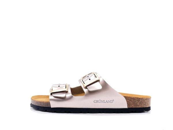 GRUNLAND Ciabatta Sara Due Fibbie Bronzo