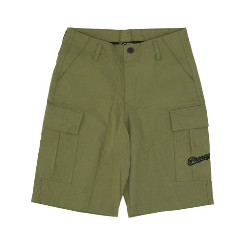 PROPAGANDA Pantalone Corto Uomo Cargo Shorts Military Green da uomo