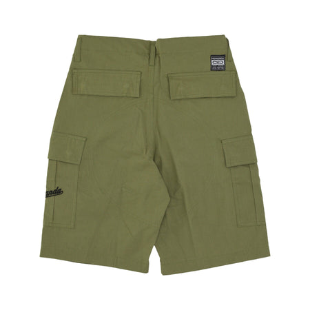 PROPAGANDA Pantalone Corto Uomo Cargo Shorts Military Green da uomo