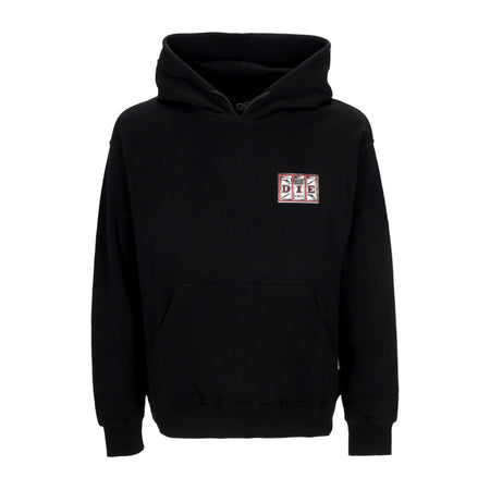 PROPAGANDA Felpa Leggera Cappuccio Uomo Addict Hoodie Black da uomo