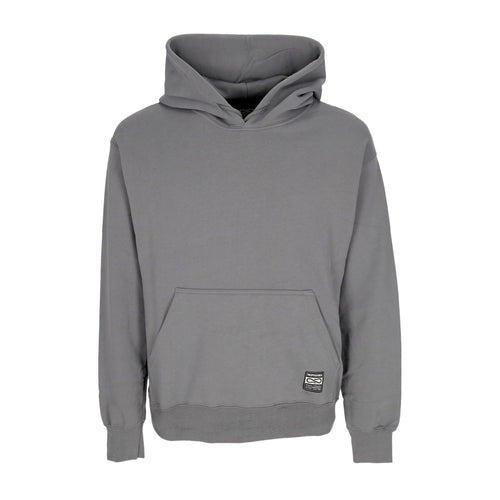PROPAGANDA Felpa Leggera Cappuccio Uomo Label Hoodie Grey da uomo