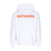 PROPAGANDA Felpa Leggera Cappuccio Uomo Logo Hoodie White da uomo